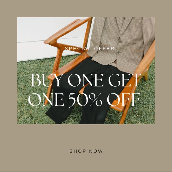 FLASH DEAL 🗣️ BUY ONE & GET ONE 50% OFF!